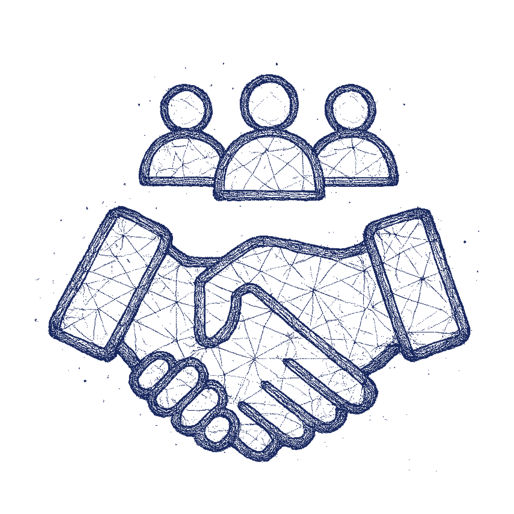 A Handshake as symbol for Dealer & fleet activation