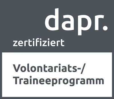 Siegel der Zertifizierung des Volontariats-/Traineeprogramms
