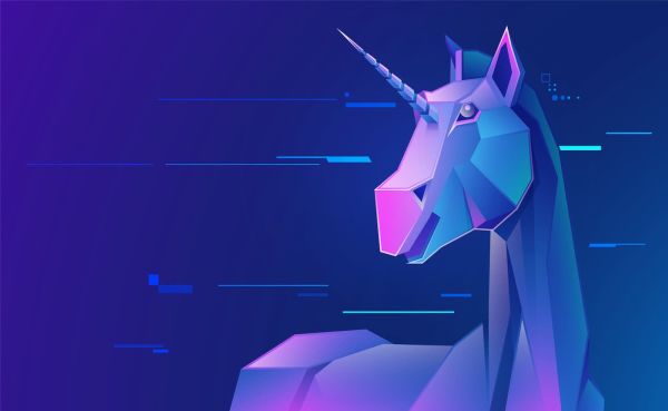 Ein stilisiertes Einhorn als Symbolbild für deutsche Startups